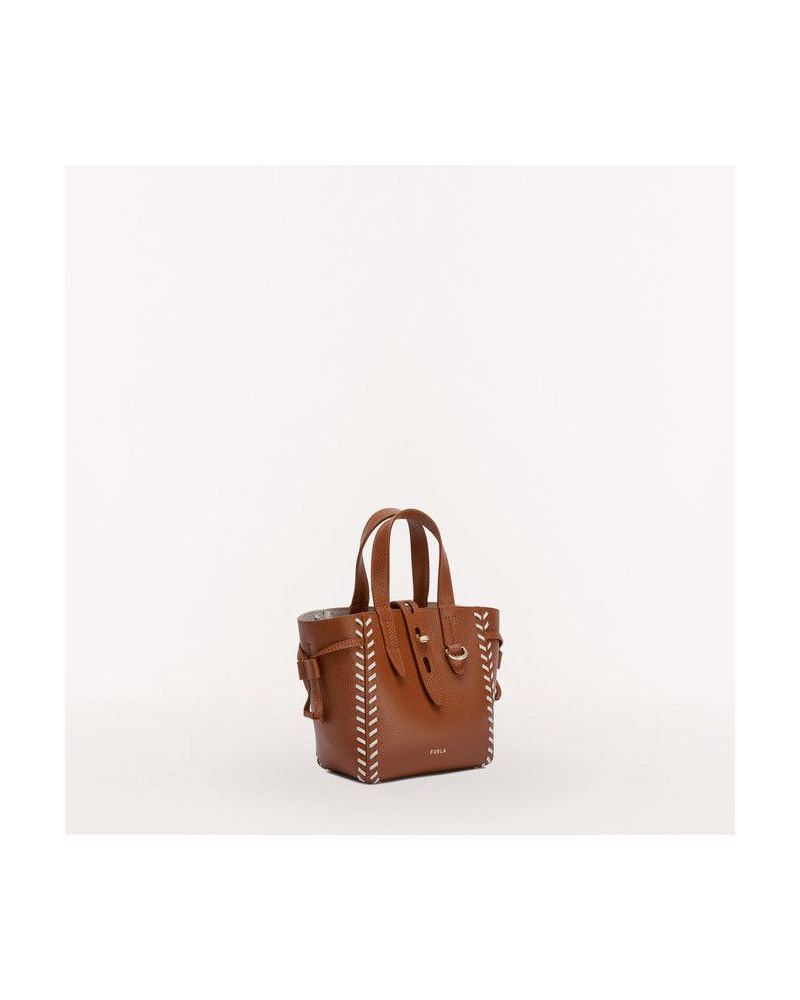 Cognac Fringe Tote Bag